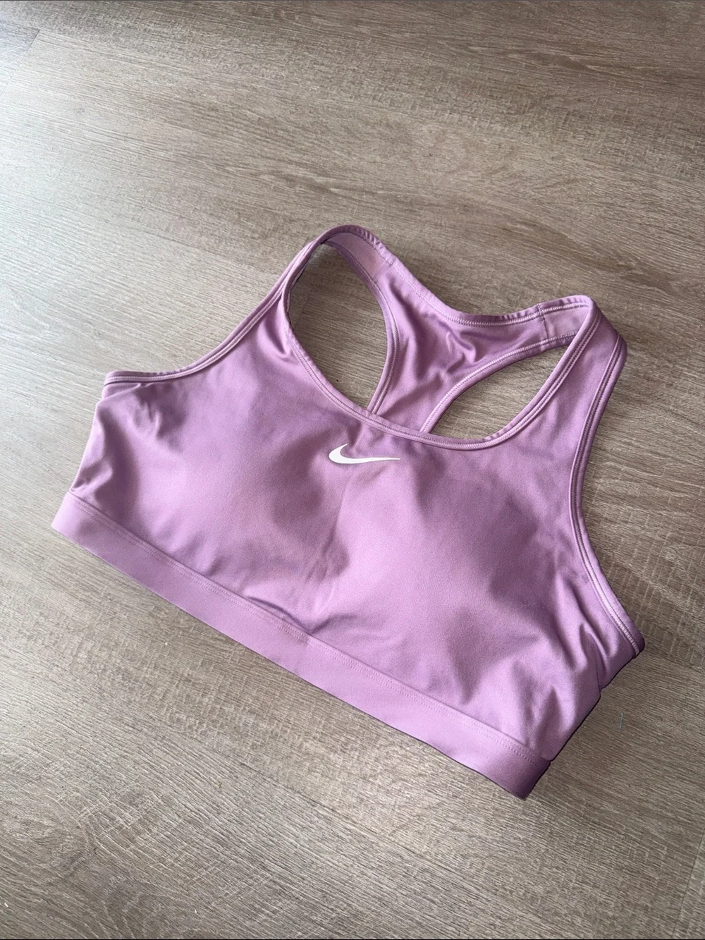 Nike Dri-FIT Mauve Purple Racerback Sports Bra Size XL